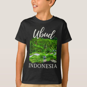 Ubud Li Indonesien Souvenir Yoga Meditation Reisfe T-Shirt