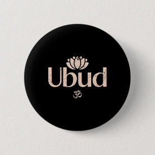 Ubud Li Om Spirituelle Lotus Reise Meditation Yoga Button