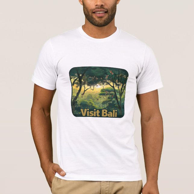 Ubud Monkey Forest T-Shirt (Vorderseite)