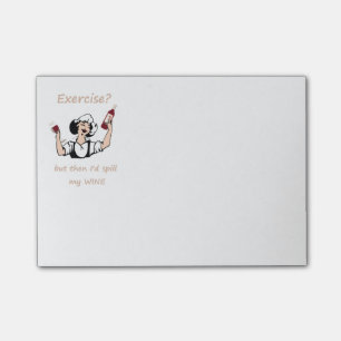 Übung? Aber andererseits würde ich mein Post-it Klebezettel