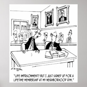 Übung Cartoon 5311 Poster