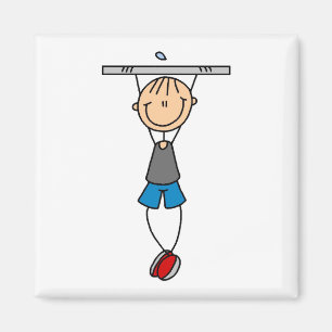 Übung Chin Ups T-Shirts und Geschenke Magnet