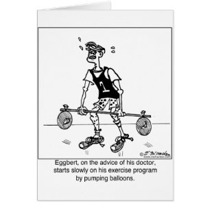 Übung durch das Pumpen der Ballone