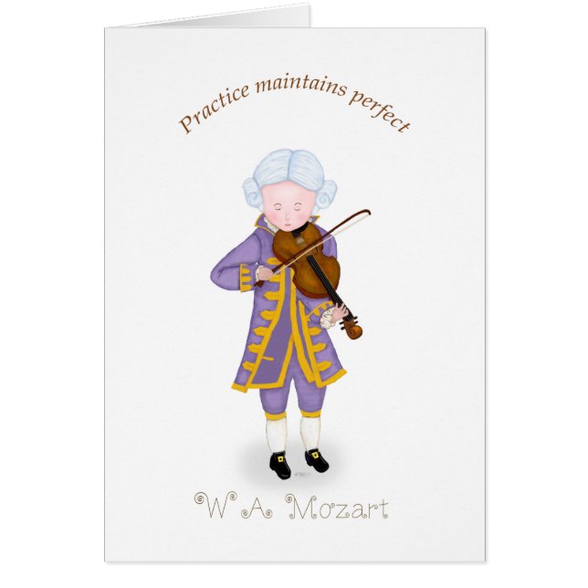 Übung erhält Perfekt (Geige) (Vorne)