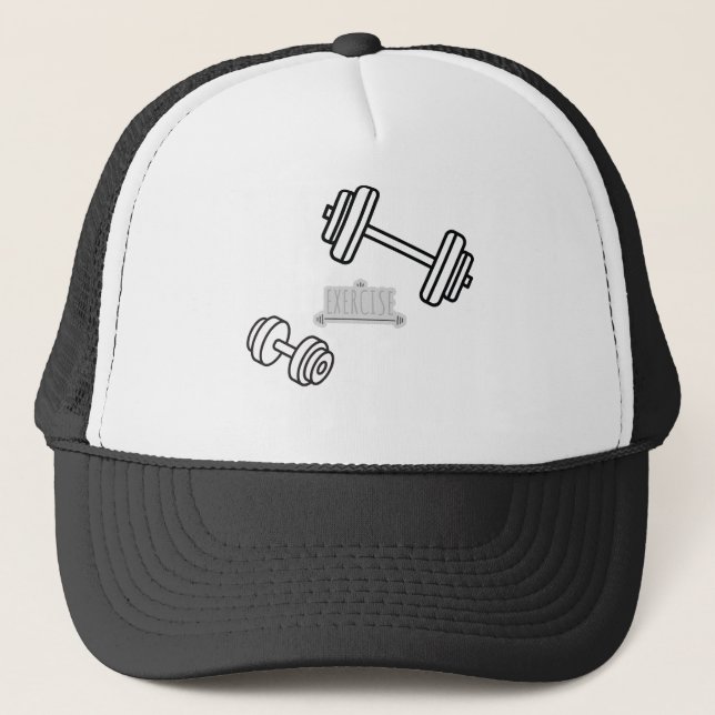 Übung & Fitness Truckerkappe (Vorderseite)