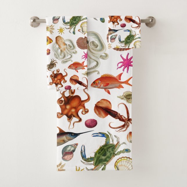 Übung für das Unterwasser-Meeresleben Badhandtuch Set (Insitu)