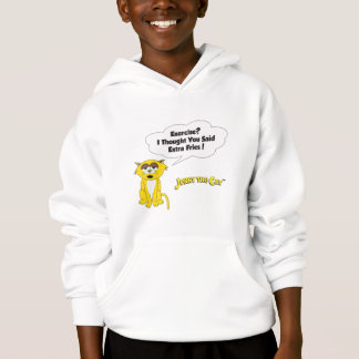 Übung? Ich dachte, du sagtest Extra Fries! Hoodie