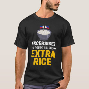 Übung Ich dachte, Sie sagten Extra Reis Panda Appa T-Shirt