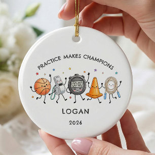 Übung Macht Champions-Schmuck Keramik Ornament