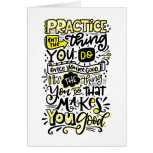 Übung macht dich gut