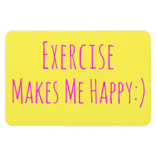 Übung macht mich glücklich magnet