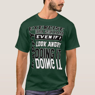 Übung macht mich glücklich, Noir T-Shirt