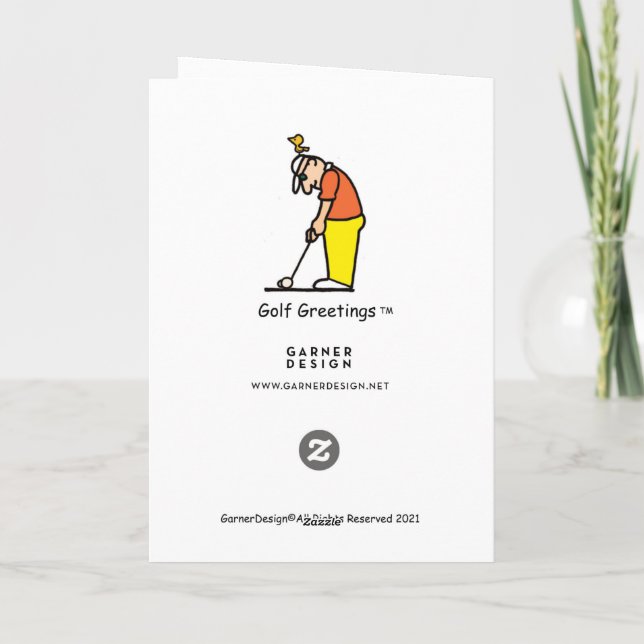 Übung macht perfekte Geburtstagskarte (Rückseite)