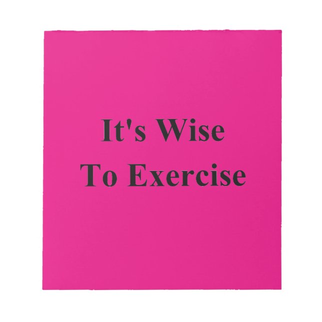 Übung Notizblock (Vorderseite)