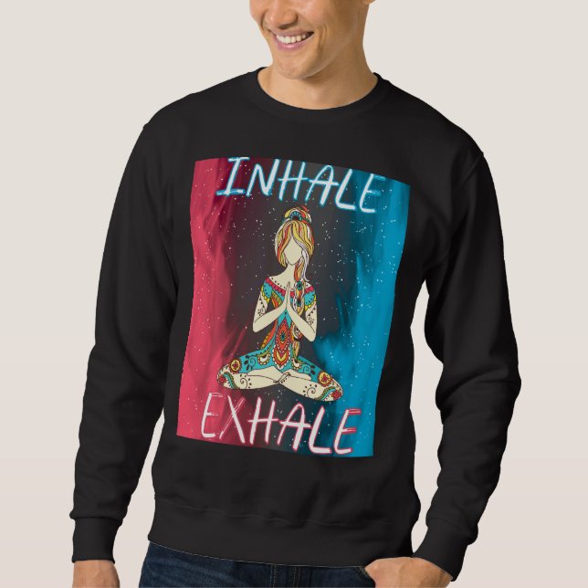 Übung Yoga Sweatshirt (Vorderseite)