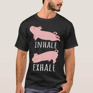 Übung zum Einatmen des Schweins Yoga Meditation Tr T-Shirt