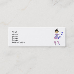 Übungs-Visitenkarten Mini Visitenkarte