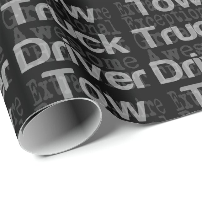 Übungspapier für Lastwagenfahrer Geschenkpapier (Rolleneckpunkt)