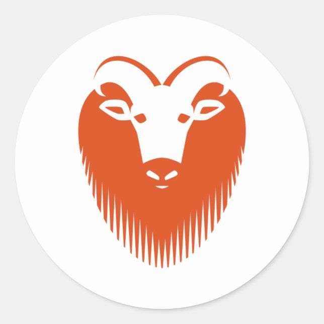 Ubuntu 14.04 LTS Aufkleber "Trusty Tahr" (Vorderseite)