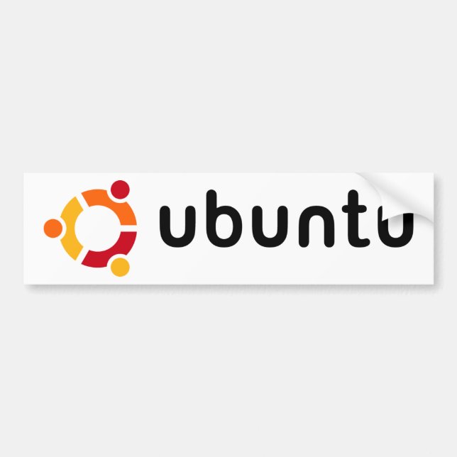 Ubuntu Autoaufkleber (Vorne)