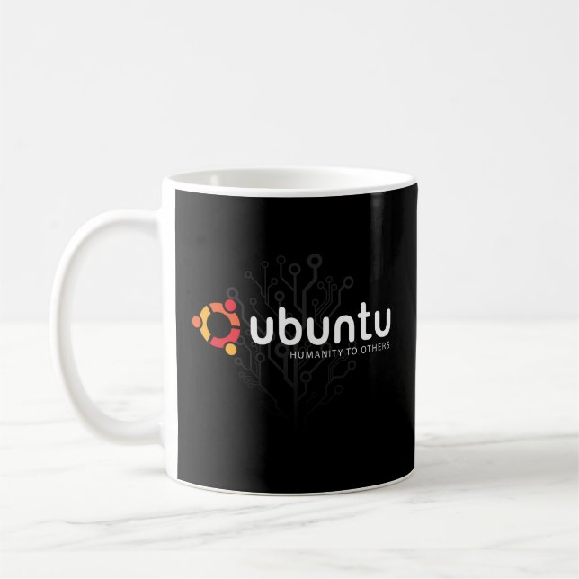 Ubuntu Linux Humanity für andere Kaffeetasse (Links)