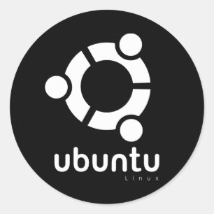 Ubuntu Linux Open Source Runder Aufkleber