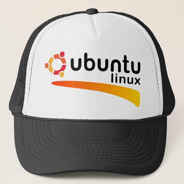 Ubuntu Linux Quelle Truckerkappe (Vorderseite)