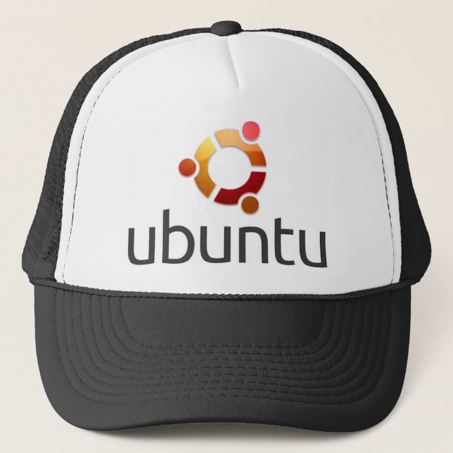 ubuntu Linuxhut Truckerkappe (Vorderseite)