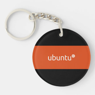Ubuntu-Logoknopf Schlüsselkette Schlüsselanhänger