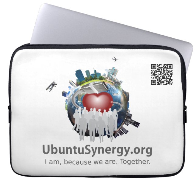 Ubuntu Synergy - Laptop-Sieb 13" Laptopschutzhülle (Vorderseite)