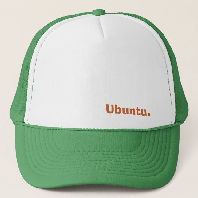 Ubuntu. Truckerkappe (Vorderseite)
