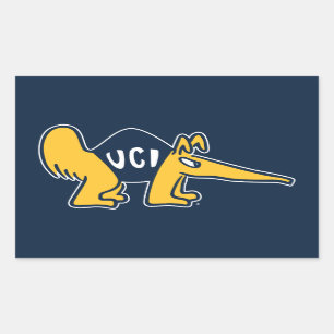UC Irvine UCI Anteaters Rechteckiger Aufkleber