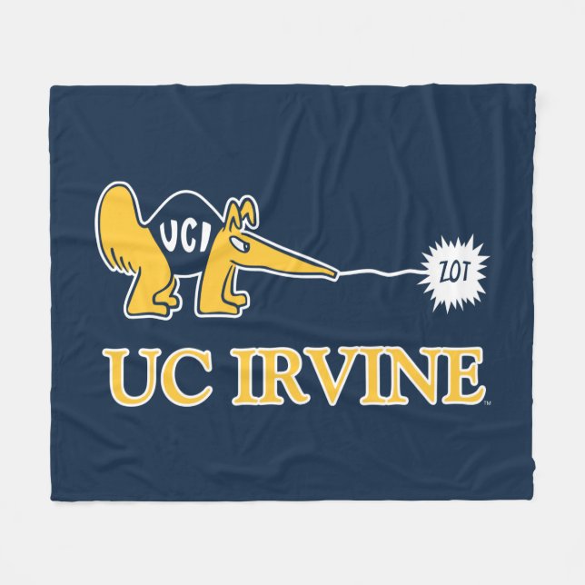 UC Irvine | UCI Anteaters Zot! Fleecedecke (Vorderseite (Horizontal))