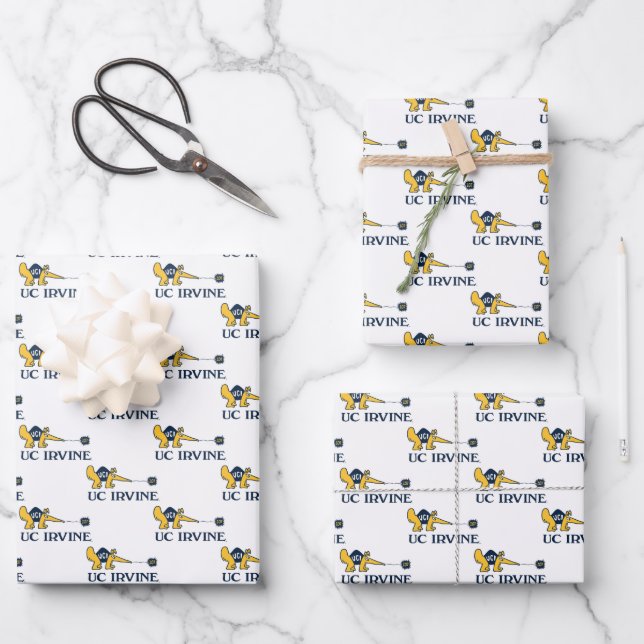 UC Irvine | UCI Anteaters Zot! Geschenkpapier Set (Vorderseite)