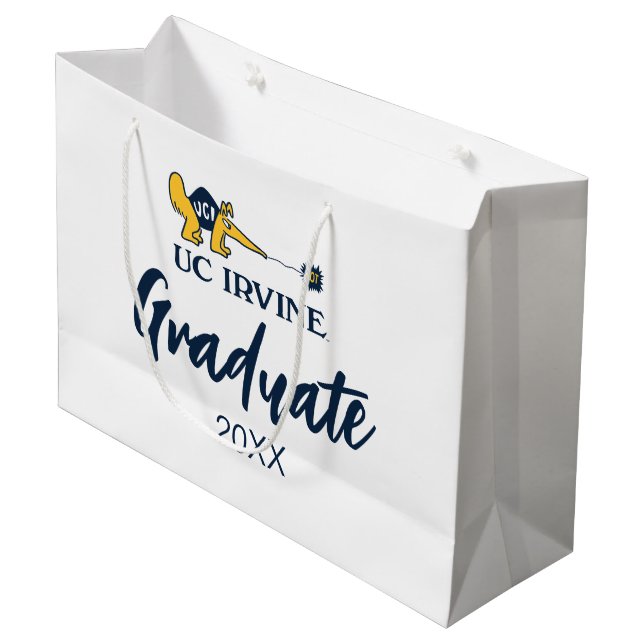 UC Irvine | UCI Anteaters Zot! Große Geschenktüte (Vorderseite Schrägansicht)