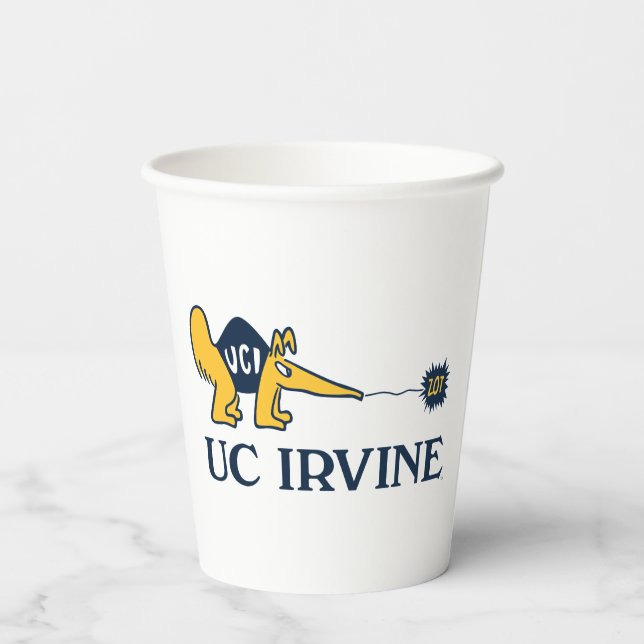 UC Irvine | UCI Anteaters Zot! Pappbecher (Rückseite)