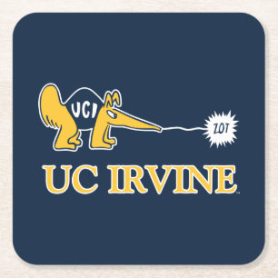 UC Irvine   UCI Anteaters Zot! Rechteckiger Pappuntersetzer