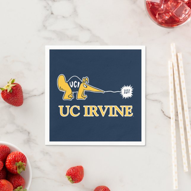 UC Irvine | UCI Anteaters Zot! Serviette (Beispiel)