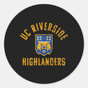 UC Riverside Highlander Large Runder Aufkleber