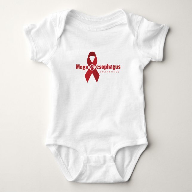 UCB ME Awareness Ribbon One Piece undershirt Baby Strampler (Vorderseite)