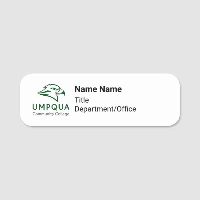UCC Name Tag 2.0 Namensschild (Vorderseite)