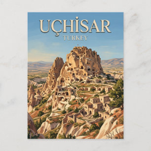 Uçhisar Burg Türkei Postkarte