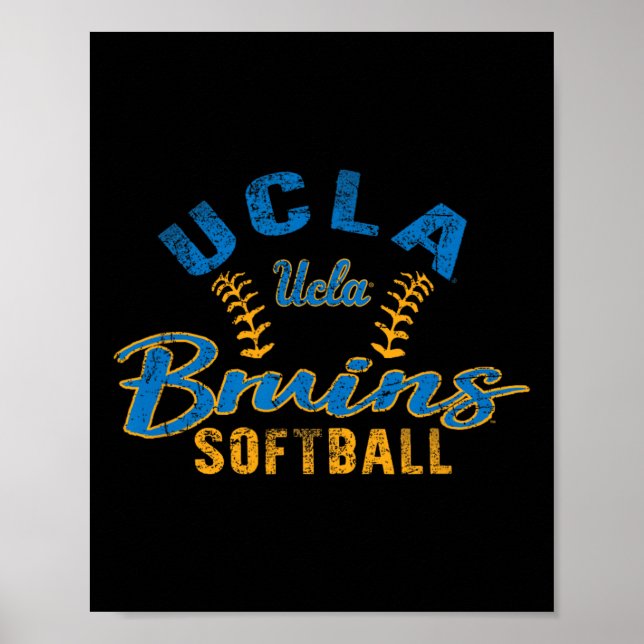 Ucla Bruins Softll Vintage Officially Licensed  Poster (Vorne)