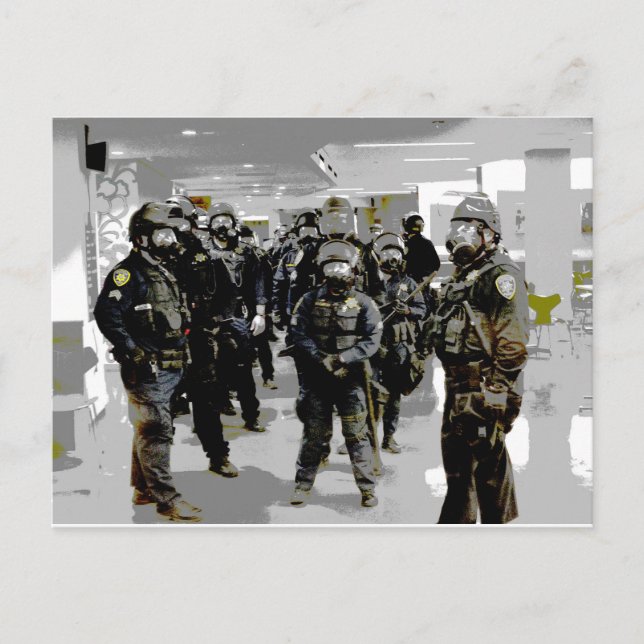 UCPD zum Mittagessen Postkarte (Vorderseite)