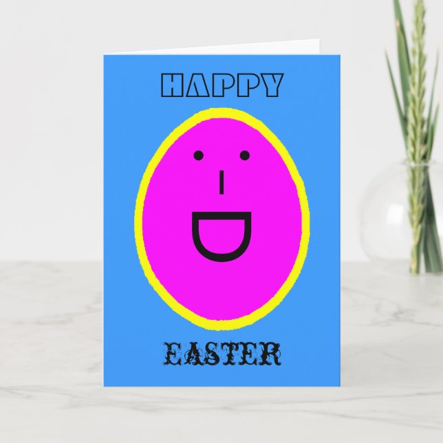 !UCreate Happy Easter Egg Card Feiertagskarte (Vorderseite)
