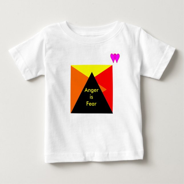 ! UCreate Wut ist Angst Baby T-shirt (Vorderseite)
