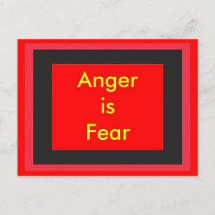 ! UCreate Wut ist Angst Postkarte