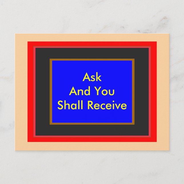 ! UCreate Zazzle - Frag, dass Sie das MUSEUM erhal Postkarte (Vorderseite)