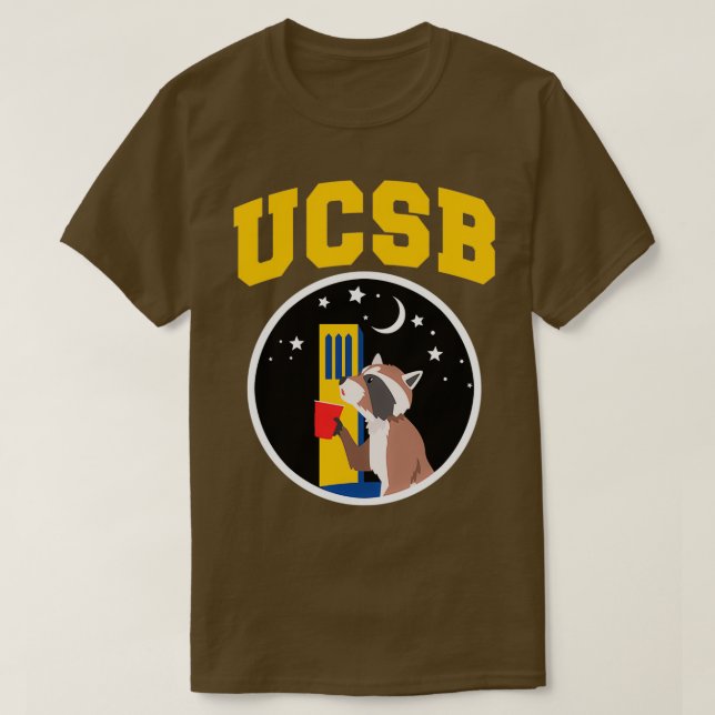 UCSB RaccoonTShirt T-Shirt (Design vorne)