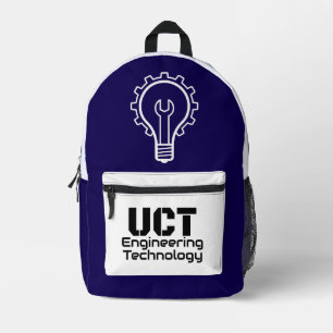 UCT_INGENIEUR GEDRUCKTER RANZEN BEDRUCKTER RUCKSACK